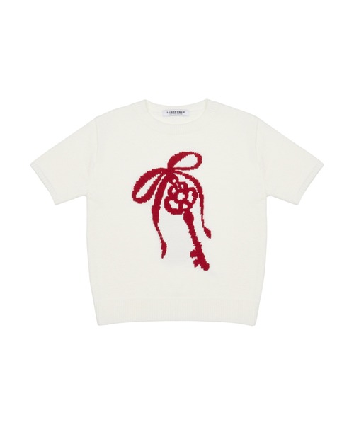 LUVISTRUE(ラヴイズトゥルー)の「NM KEY KNIT(ニット/セーター・レディース・ブラック/アイボリー/ネイビー・FREE)」の12枚目の写真