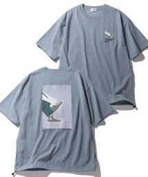 【CONVERSE/コンバース】プレーティング天竺 イラストタッチプリント 半袖Tシャツ/UVカット 接触冷感