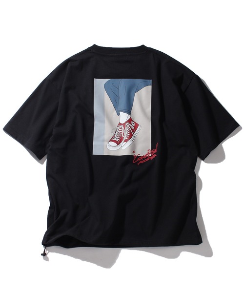 CONVERSE(コンバース)の「【CONVERSE/コンバース】プレーティング天竺 イラストタッチプリント 半袖Tシャツ/UVカット 接触冷感(Tシャツ/カットソー・メンズ・ブラック/ブルー/ホワイト/ブルー系その他/グレー/ホワイト系その他・LL/M/L)」の16枚目の写真