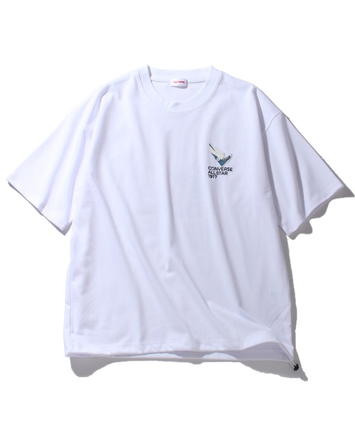 CONVERSE(コンバース)の「【CONVERSE/コンバース】プレーティング天竺 イラストタッチプリント 半袖Tシャツ/UVカット 接触冷感(Tシャツ/カットソー・メンズ・ブラック/ブルー/ホワイト/ブルー系その他/グレー/ホワイト系その他・LL/M/L)」の7枚目の写真