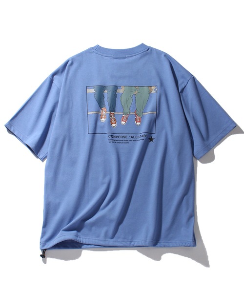 CONVERSE(コンバース)の「【CONVERSE/コンバース】プレーティング天竺 イラストタッチプリント 半袖Tシャツ/UVカット 接触冷感(Tシャツ/カットソー・メンズ・ブラック/ブルー/ホワイト/ブルー系その他/グレー/ホワイト系その他・LL/M/L)」の14枚目の写真