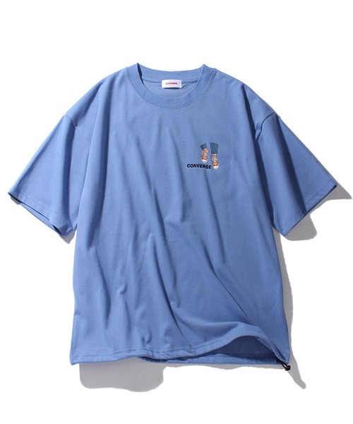 CONVERSE(コンバース)の「【CONVERSE/コンバース】プレーティング天竺 イラストタッチプリント 半袖Tシャツ/UVカット 接触冷感(Tシャツ/カットソー・メンズ・ブラック/ブルー/ホワイト/ブルー系その他/グレー/ホワイト系その他・LL/M/L)」の13枚目の写真