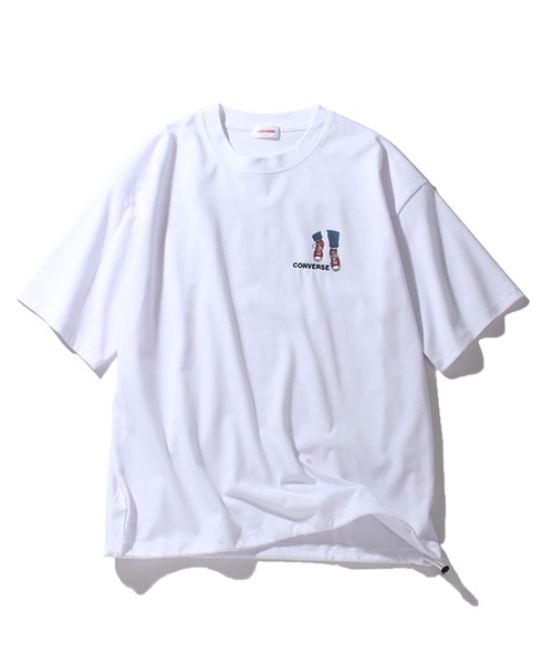 CONVERSE(コンバース)の「【CONVERSE/コンバース】プレーティング天竺 イラストタッチプリント 半袖Tシャツ/UVカット 接触冷感(Tシャツ/カットソー・メンズ・ブラック/ブルー/ホワイト/ブルー系その他/グレー/ホワイト系その他・LL/M/L)」の11枚目の写真