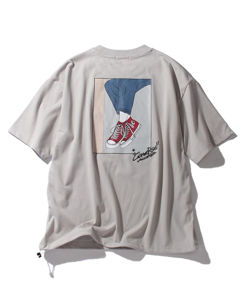 CONVERSE(コンバース)の「【CONVERSE/コンバース】プレーティング天竺 イラストタッチプリント 半袖Tシャツ/UVカット 接触冷感(Tシャツ/カットソー・メンズ・ブラック/ブルー/ホワイト/ブルー系その他/グレー/ホワイト系その他・LL/M/L)」の18枚目の写真