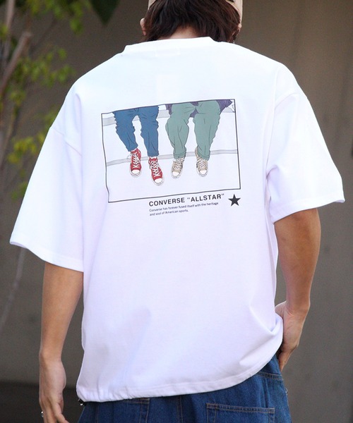 CONVERSE(コンバース)の「【CONVERSE/コンバース】プレーティング天竺 イラストタッチプリント 半袖Tシャツ/UVカット 接触冷感(Tシャツ/カットソー・メンズ・ブラック/ブルー/ホワイト/ブルー系その他/グレー/ホワイト系その他・LL/M/L)」の21枚目の写真