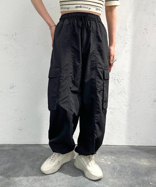 apres jour mignon(アプレジュールミニョン)の「カーゴパンツ(カーゴパンツ・レディース・ブルー・X-LARGE)」の7枚目の写真