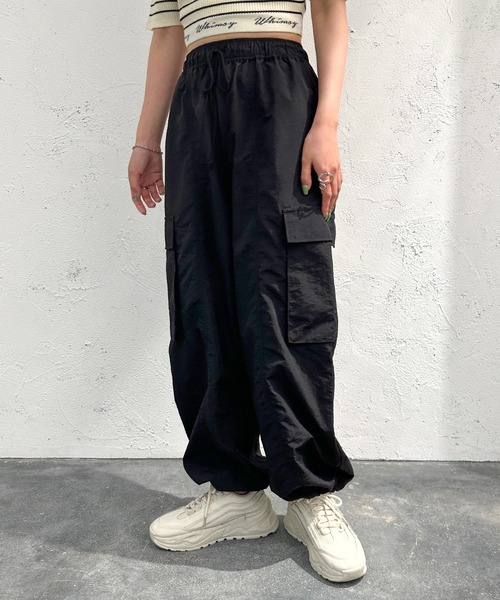 apres jour mignon(アプレジュールミニョン)の「カーゴパンツ(カーゴパンツ・レディース・ブルー・X-LARGE)」の8枚目の写真