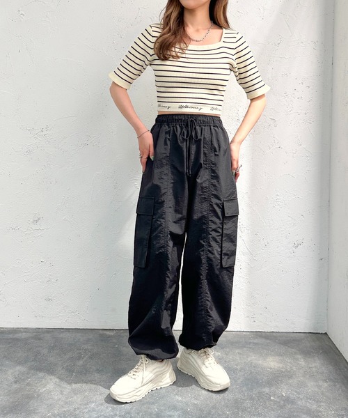 apres jour mignon(アプレジュールミニョン)の「カーゴパンツ(カーゴパンツ・レディース・ブルー・X-LARGE)」の10枚目の写真