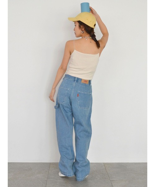 Ungrid（アングリッド）の「パット付きスクエアキャミソール（キャミソール・レディース・アイボリー/ブラック/グリーン・FREE）」の7枚目の写真