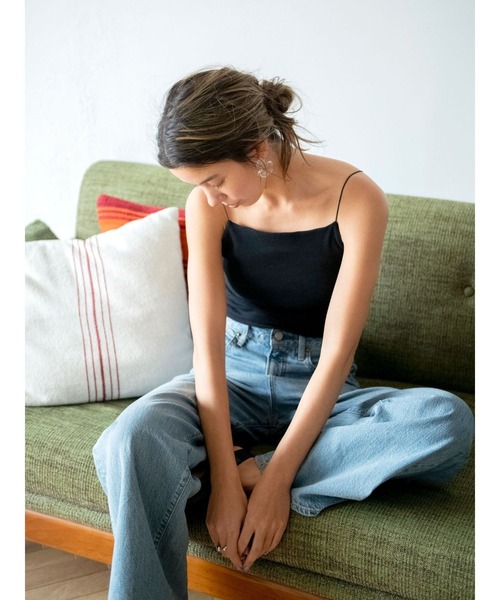 Ungrid（アングリッド）の「パット付きスクエアキャミソール（キャミソール・レディース・アイボリー/ブラック/グリーン・FREE）」の12枚目の写真