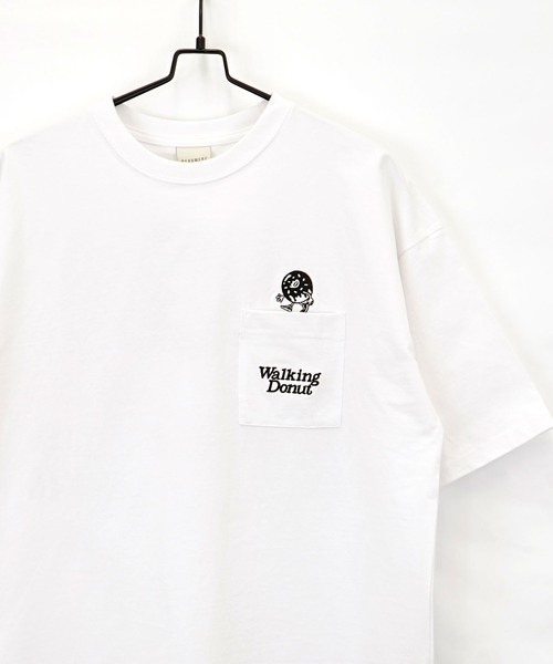 Burner(バーナー)の「【GROOVY STORE】WALKING DONUT オーバーサイズ ヘビーウエイト半袖Tシャツ(Tシャツ/カットソー・メンズ・ブラック/ホワイト系その他2/グレー/杢グレー/ミント/ホワイト/ライトブラック/ピンク・L/LL/M)」の18枚目の写真