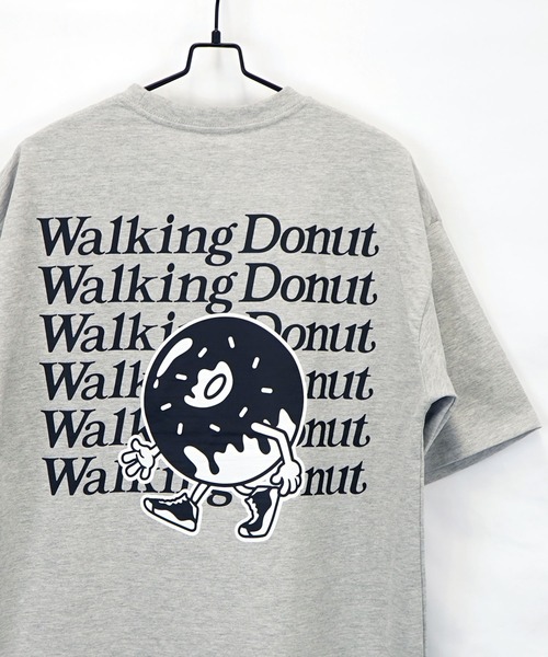Burner(バーナー)の「【GROOVY STORE】WALKING DONUT オーバーサイズ ヘビーウエイト半袖Tシャツ(Tシャツ/カットソー・メンズ・ブラック/ホワイト系その他2/グレー/杢グレー/ミント/ホワイト/ライトブラック/ピンク・L/LL/M)」の21枚目の写真