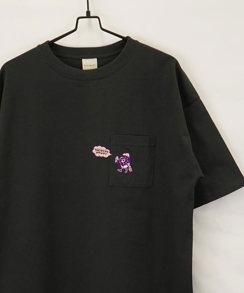 Burner(バーナー)の「【GROOVY STORE】WALKING DONUT オーバーサイズ ヘビーウエイト半袖Tシャツ(Tシャツ/カットソー・メンズ・ブラック/ホワイト系その他2/グレー/杢グレー/ミント/ホワイト/ライトブラック/ピンク・L/LL/M)」の14枚目の写真