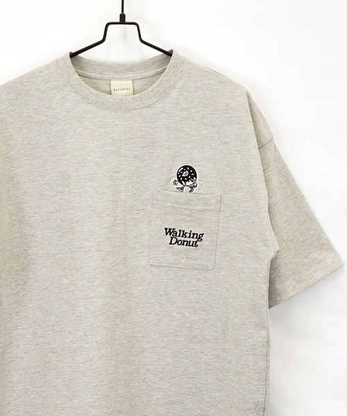 Burner(バーナー)の「【GROOVY STORE】WALKING DONUT オーバーサイズ ヘビーウエイト半袖Tシャツ(Tシャツ/カットソー・メンズ・ブラック/ホワイト系その他2/グレー/杢グレー/ミント/ホワイト/ライトブラック/ピンク・L/LL/M)」の22枚目の写真