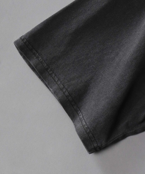 SITRY(シトリー)の「Pigment Graphic T-shirt/オーバーサイズ ピグメント加工 ヴィンテージライク ロックプリント 半袖Tシャツ レディース メンズ(Tシャツ/カットソー・メンズ・チャコール/グレー系その他/ブラック/ブラック系その他・L/M)」の15枚目の写真