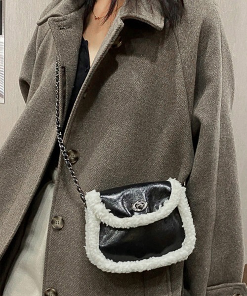 Miniministore(ミニミニストア)の「ミニショルダーバッグ チェーンショルダー(ショルダーバッグ・レディース・ブラック・FREE)」の15枚目の写真