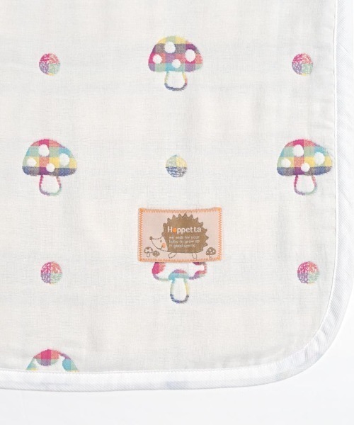 【Hoppetta(ホッペッタ)】 シャンピニオン ドゥ ケット(ベビーサイズ) 6重ガーゼ（ベビー寝具/家具）｜Hoppetta（ホッペッタ）