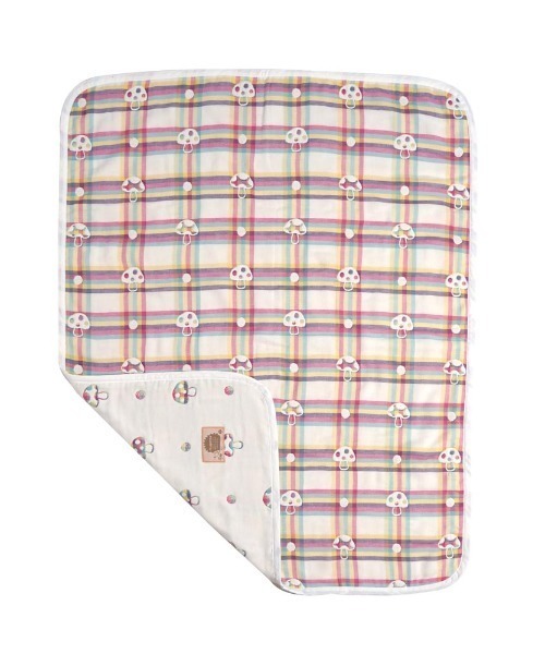 【Hoppetta(ホッペッタ)】 シャンピニオン ドゥ ケット(ベビーサイズ) 6重ガーゼ（ベビー寝具/家具）｜Hoppetta（ホッペッタ）