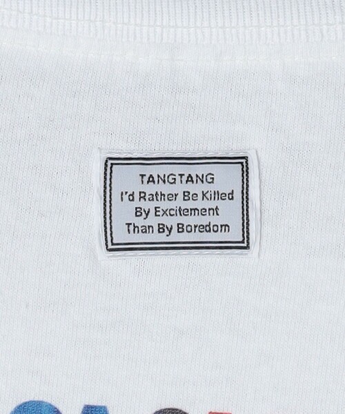 TANGTANG（タンタン）の「＜TANGTANG＞ GASATANG MOLETSMO（Tシャツ/カットソー・メンズ・ホワイト・L/S/XL/M）」の14枚目の写真