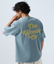 SUNSETバックプリント5分袖Tシャツ