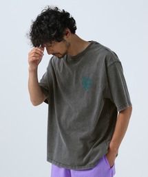 SUNSETバックプリント5分袖Tシャツ