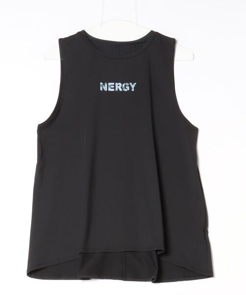 NERGY(ナージー)の「【別注】ナージージャパン NERGY フラワーロゴタンクトップス_ 限定コラボ(タンクトップ・レディース・ピンク/ブラック・M/L)」の1枚目の写真