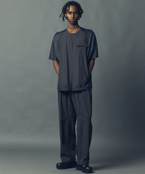 UNISEX》【SPORTS TECH HIGH SPEC LINE】Three-Tuck Wide Pants