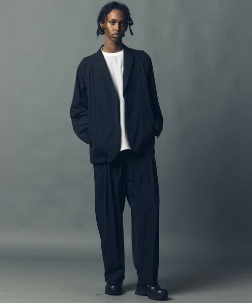 UNISEX》【SPORTS TECH HIGH SPEC LINE】Three-Tuck Wide Pants