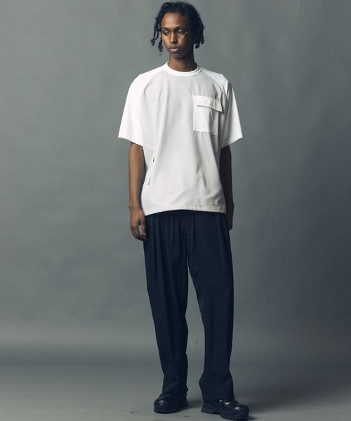 UNISEX》【SPORTS TECH HIGH SPEC LINE】Three-Tuck Wide Pants