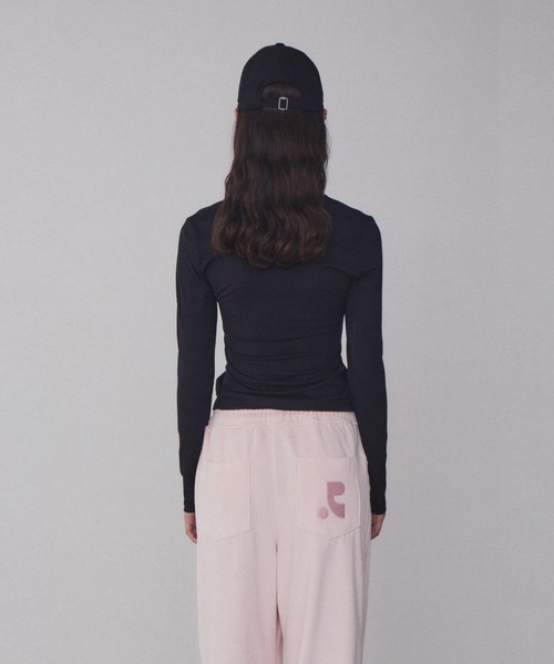 Rest&Recreation(レストアンドレクリエーション)の「RR スクエアネック 長袖(Tシャツ/カットソー・レディース・ホワイト/ブラック・ONE)」の9枚目の写真