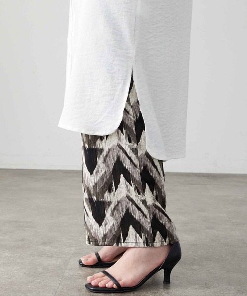 Chez toi（シェトワ）の「Wポケット開襟シャツワンピース（シャツワンピース・レディース・カーキ/ブラック/ベージュ/オフホワイト・FREE）」の18枚目の写真