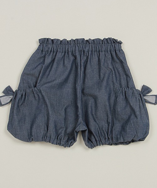 sense of wonder(センスオブワンダー)の「サイドリボンバルーンパンツ【日本製】(スウェットパンツ・キッズ・ネイビー・80cm/90cm/110cm/100cm/120cm/130cm)」の2枚目の写真