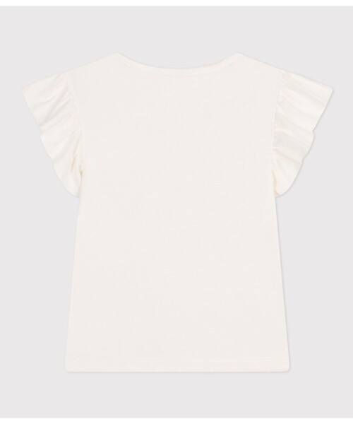 PETIT BATEAU（プチバトー）の「コットン半袖Ｔシャツ（Tシャツ/カットソー・キッズ・ネイビー/ホワイト・6YEAR/8YEAR/10YEAR/12YEAR）」の3枚目の写真