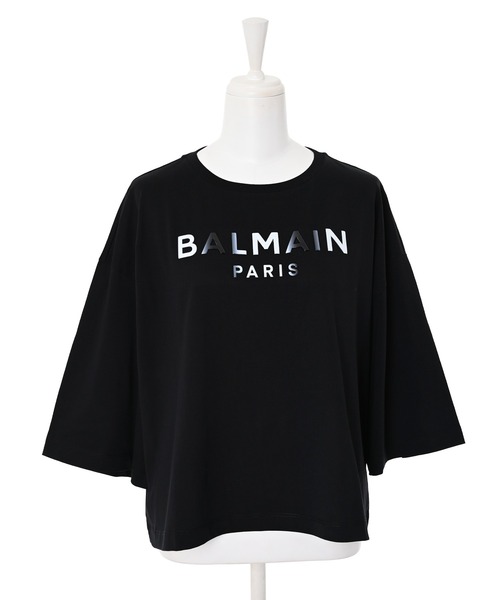 BALMAIN（バルマン）の「【BALMAIN】グラデーションTシャツ（Tシャツ/カットソー・レディース・ホワイト/ブラック・14Y/12Y）」の2枚目の写真