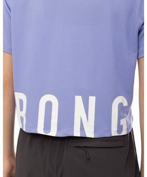 BILLABONG(ビラボン)の「BILLABONG レディース 【ACTIVE】 ACTIVE MESH CROPPED TEE トレーニングTシャツ 【2024年春夏モデル】/ビラボンUVカットショート丈半袖Tシャツ(Tシャツ/カットソー・レディース・パープル/ホワイト/ブラック・LARGE/MEDIUM)」の8枚目の写真