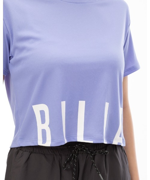 BILLABONG(ビラボン)の「BILLABONG レディース 【ACTIVE】 ACTIVE MESH CROPPED TEE トレーニングTシャツ 【2024年春夏モデル】/ビラボンUVカットショート丈半袖Tシャツ(Tシャツ/カットソー・レディース・パープル/ホワイト/ブラック・LARGE/MEDIUM)」の9枚目の写真