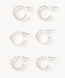 メタルフープ/セットピアス