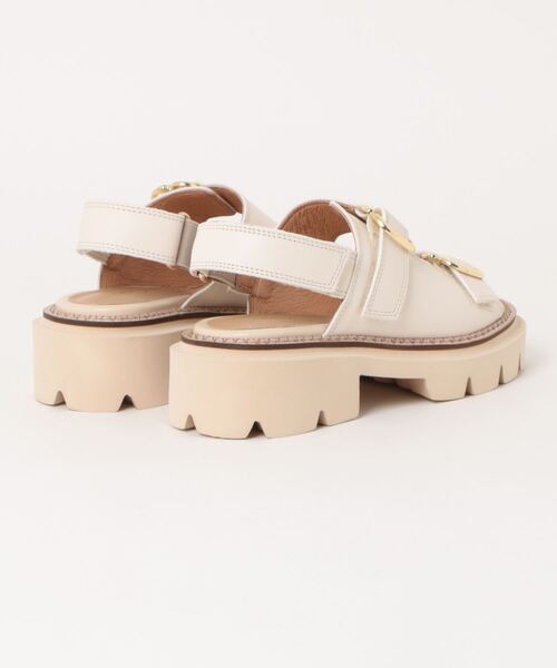あしながおじさん(アシナガオジサン)の「厚底ベルトサンダル 6701565(サンダル・レディース・ブロンズ/ブラック/アイボリー・22.5cm/23.0cm/23.5cm/24.0cm/24.5cm)」の4枚目の写真