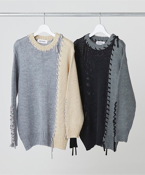 DISCOVERED（ディスカバード）の「BRANKET STITCH WOOL SWEATER