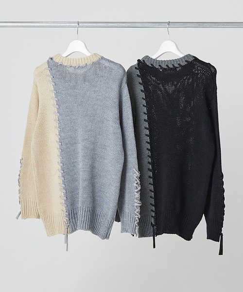 DISCOVERED（ディスカバード）の「BRANKET STITCH WOOL SWEATER