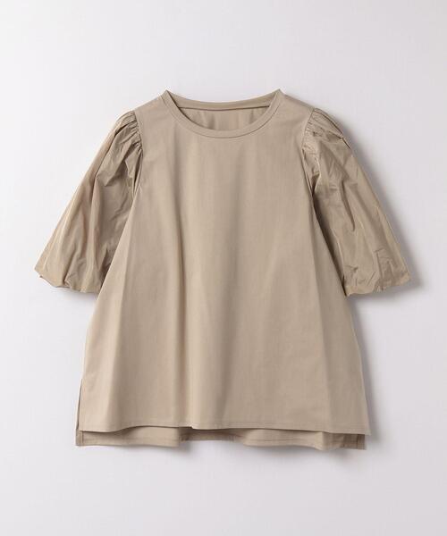 LANVIN en Bleu(ランバンオンブルー)の「コンビバルーンスリーブTシャツ(Tシャツ/カットソー・レディース・ブラック/オフホワイト/ベージュ・38)」の19枚目の写真