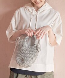 こま編みクリテショルダーバッグ