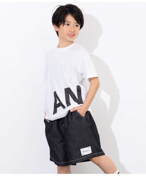 ANAP kids（アナップキッズ）の「ダンガリー5分丈ハーフパンツ（その他パンツ・キッズ・ブラック/ライトブルー・110cm/120cm/130cm）」の15枚目の写真