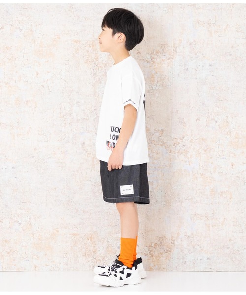 ANAP kids（アナップキッズ）の「ダンガリー5分丈ハーフパンツ（その他パンツ・キッズ・ブラック/ライトブルー・110cm/120cm/130cm）」の20枚目の写真