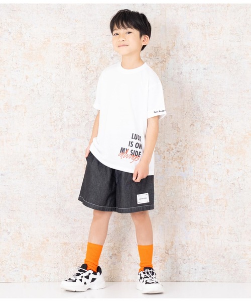 ANAP kids（アナップキッズ）の「ダンガリー5分丈ハーフパンツ（その他パンツ・キッズ・ブラック/ライトブルー・110cm/120cm/130cm）」の18枚目の写真