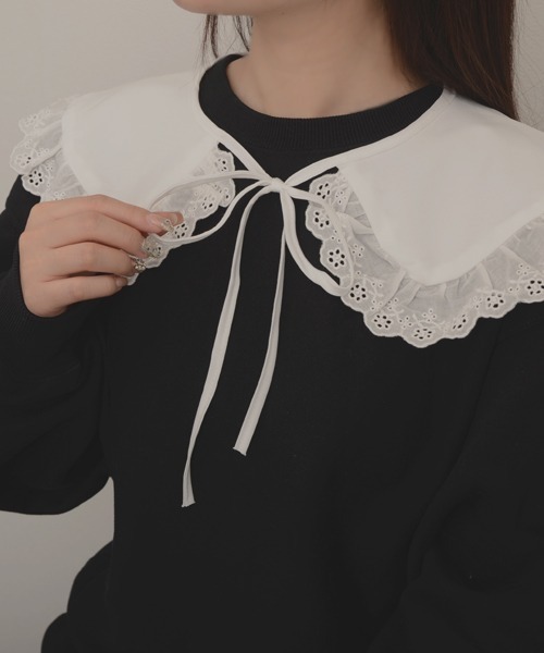 TONE SELECT GOODS（トーンセレクトグッズ）の「【resonance】レースデザイン ガーリー レトロ つけ襟【マルチウェイ】（付け襟・レディース・B/A/E/D/C・FREE）」の13枚目の写真