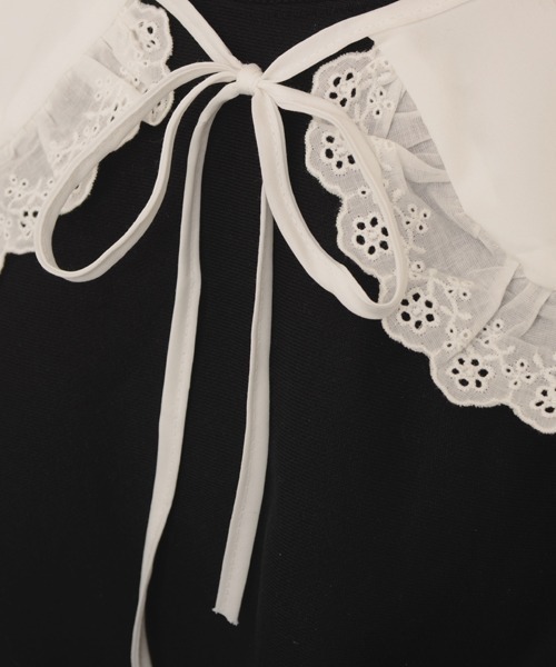 TONE SELECT GOODS（トーンセレクトグッズ）の「【resonance】レースデザイン ガーリー レトロ つけ襟【マルチウェイ】（付け襟・レディース・B/A/E/D/C・FREE）」の12枚目の写真