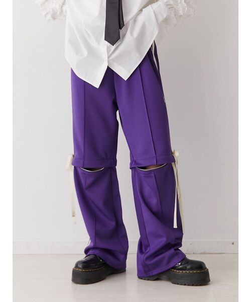 新品 ware ヘビージャージパンツ パープル 新品 ware ヘビージャージパンツ パープル - メルカリ