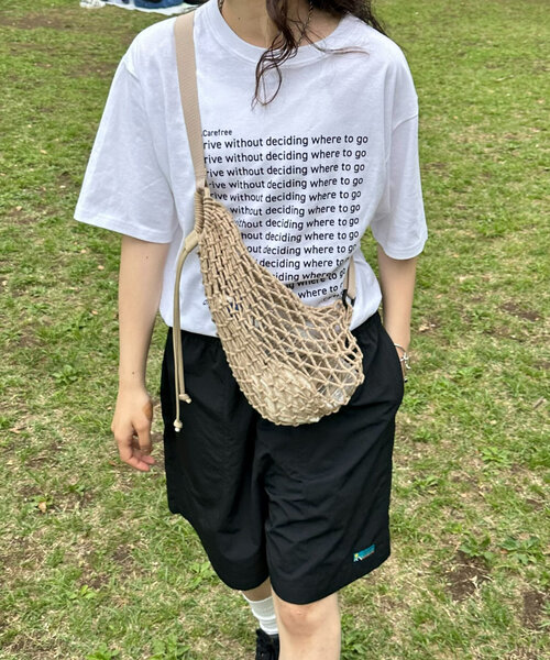 CIAOPANIC TYPY（チャオパニックティピー）の「【UNISEX】マクラメワンショルダーバッグ（ショルダーバッグ・メンズ・ベージュ/ブラック/ブルー・ONE SIZE）」の8枚目の写真