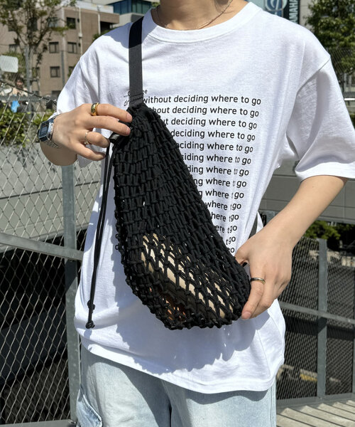 CIAOPANIC TYPY（チャオパニックティピー）の「【UNISEX】マクラメワンショルダーバッグ（ショルダーバッグ・メンズ・ベージュ/ブラック/ブルー・ONE SIZE）」の16枚目の写真